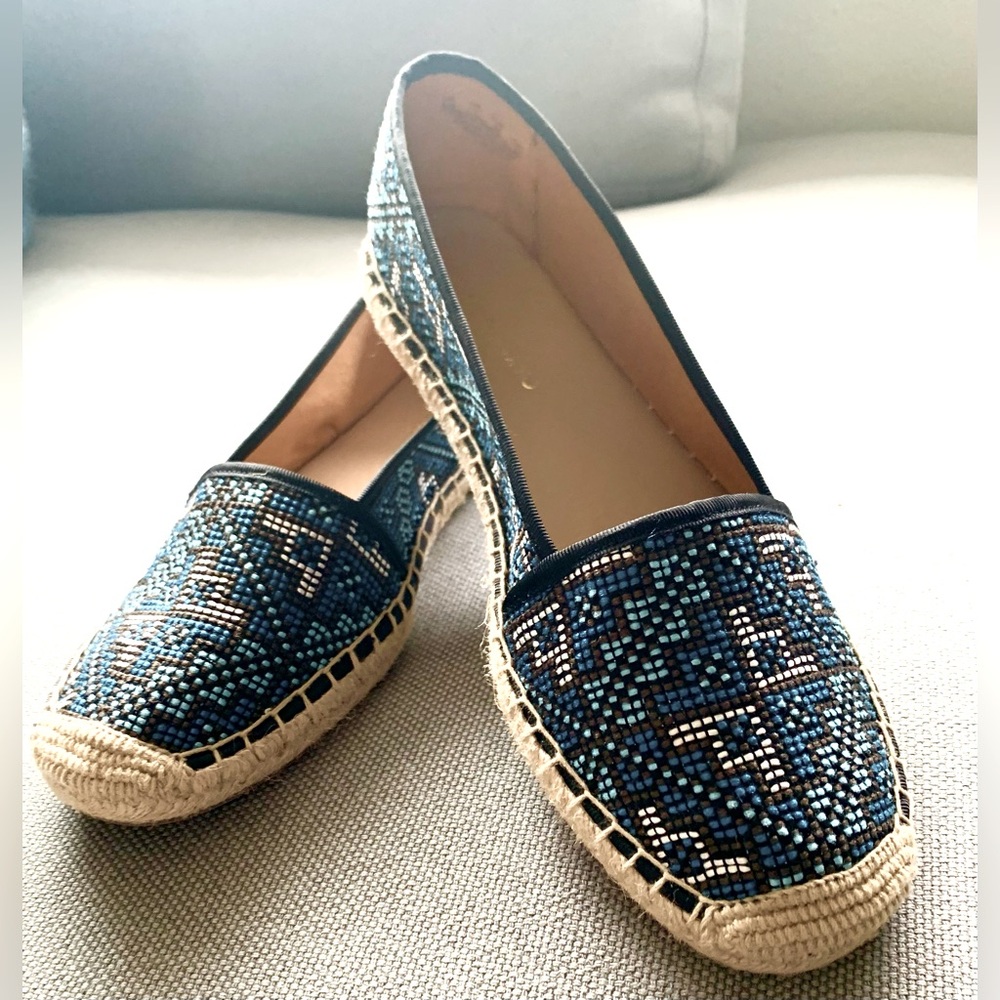 Franco Sarto Women's Turquoise Blue Espadrille Flats
Size 9M US